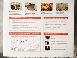 Hornillo portátil Runnatal YZ-20F