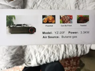 Hornillo portátil Runnatal YZ-20F