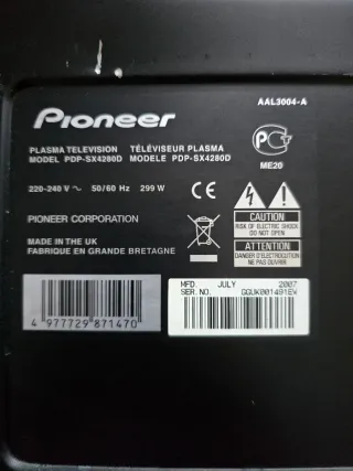 Televisor Pioneer Negro