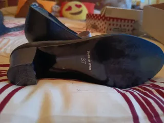 Zapatos Flamenco Goma Negros Talla 37