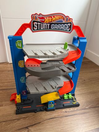 Hot Wheels Stunt Garage Pista Coches