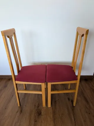 Sillas madera comedor