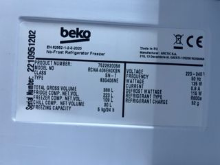 Placa Beko No-Frost Frigorífico