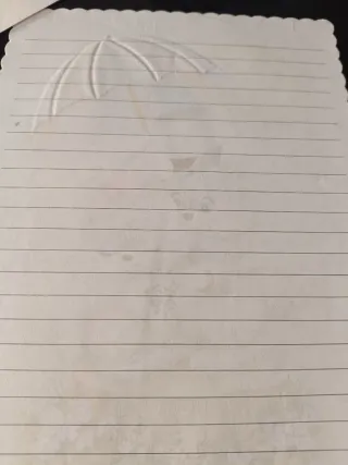 Carta Perfumada Yung Hsin animales paraguas