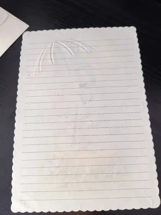 Carta Perfumada Yung Hsin animales paraguas