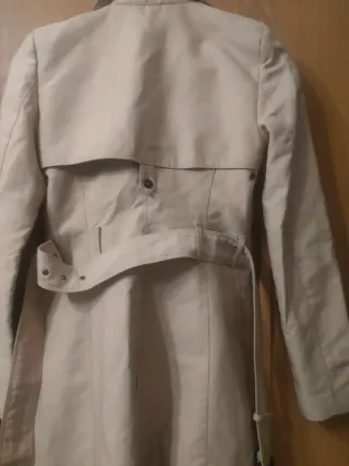 Gabardina Zara Beige Talla XS