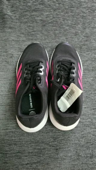 Zapatillas Adidas Running Mujer Negras y Rosas