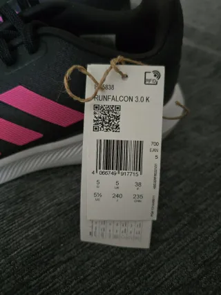 Zapatillas Adidas Running Mujer Negras y Rosas