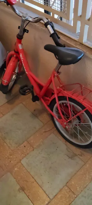 Bicicleta infantil Vernont roja