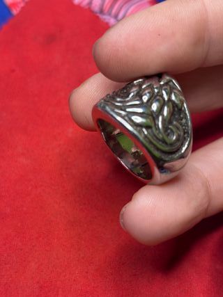 Anillo Acero Diseño Águila