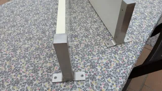 Estanterías de pared metal y madera