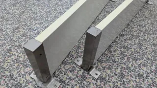 Estanterías de pared metal y madera