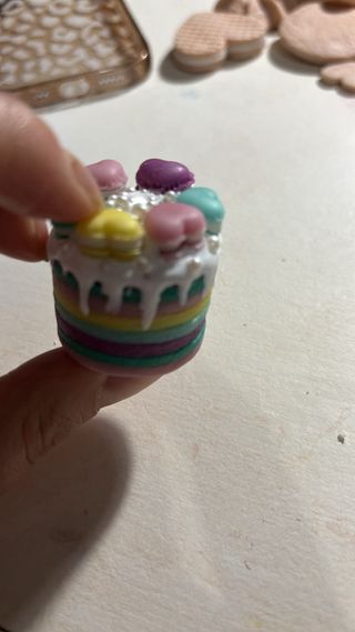 Cucchiaino decorato a mano porcellana fredda