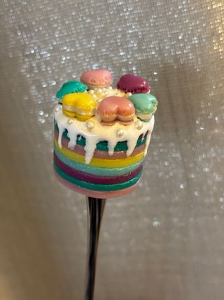 Cucchiaino decorato a mano porcellana fredda