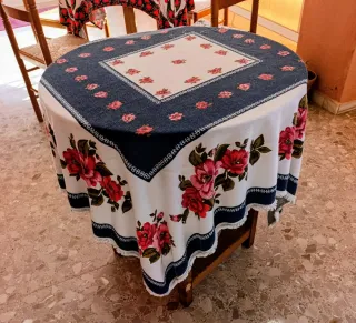 Mesa camilla madera redonda