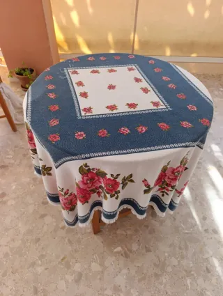 Mesa camilla madera redonda