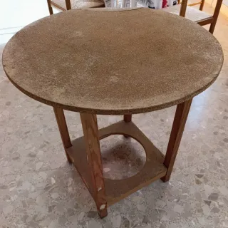Mesa camilla madera redonda