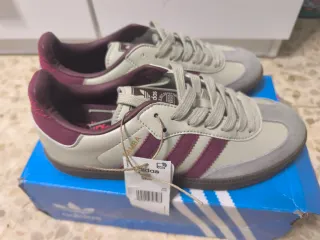 Adidas Samba Beige/Morado Talla X