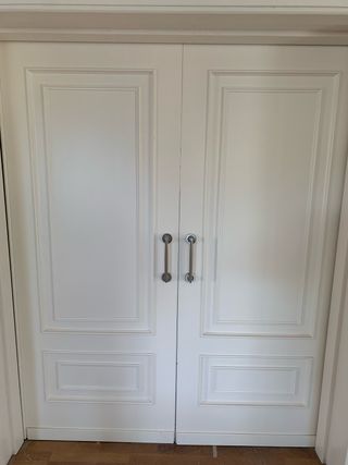 Puertas correderas blancas