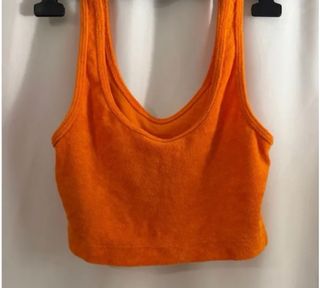 Top naranja tirantes básico