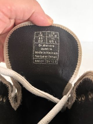 Dr Martens Stivali Grigio Taglia 43