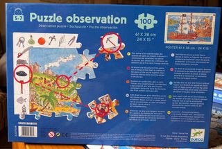 Puzzle Barco Pirata con Tesoro