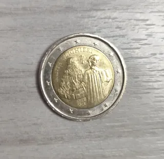 2€ Dante Alighieri 2015 Commemorativa