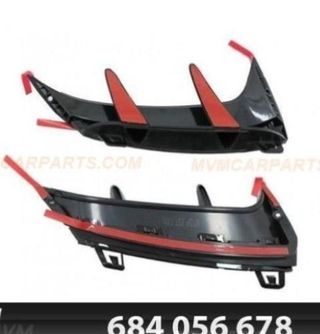 Aletines de paragolpes trasero para Mercedes Clase