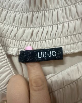 Blusa Liu Jo Beige Mujer