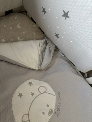 Edredón y fundas para cuna Little Bear