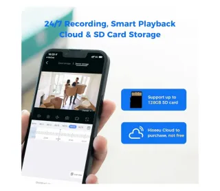 3 Cámaras de  Vigilancia Hiseeu 5MP