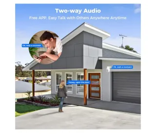 3 Cámaras de  Vigilancia Hiseeu 5MP