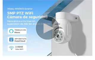 3 Cámaras de  Vigilancia Hiseeu 5MP