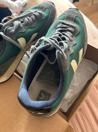 Zapatillas Veja Hombre Talla 45 Gris/Verde