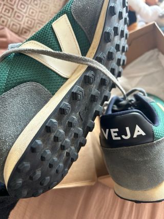 Zapatillas Veja Hombre Talla 45 Gris/Verde
