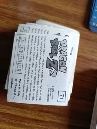 Cromos Dragon Ball Z