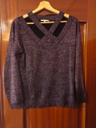 Jersey Brillo Rosa y Plateado