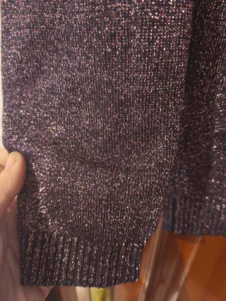 Jersey Brillo Rosa y Plateado