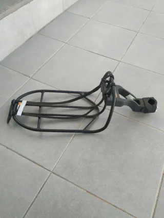 Portaequipajes y potencia bicicleta