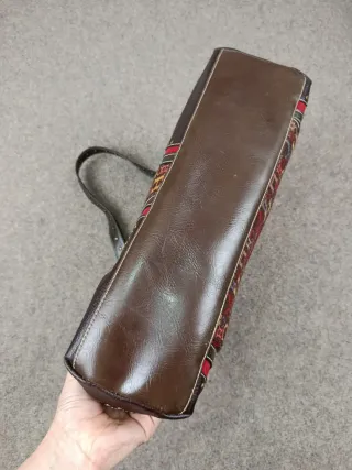 Bolso Carolina Herrera Marrón y Rojo