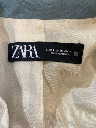 Blazer Zara oversize gris