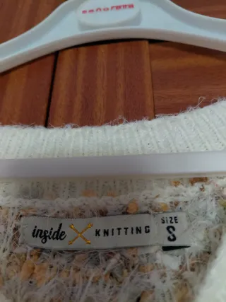 Jersey de pelo rayas multicolor