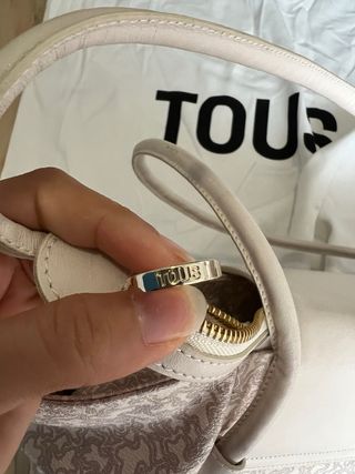 Bolso Tous Beige y Blanco