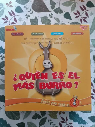 ¿Quién es el más burro? Juego de mesa