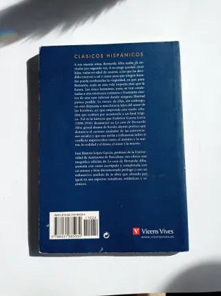 La Casa De Bernarda Alba (Clasicos Hispanicos /...