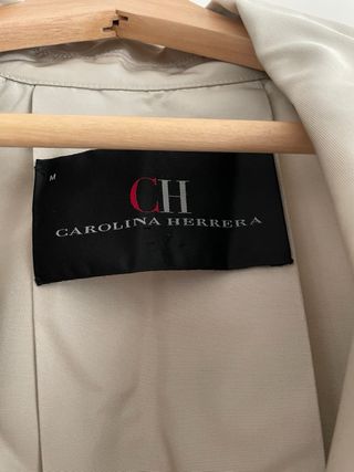 Gabardina Carolina Herrera Beige Mujer