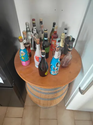 Botte taverna legno e metallo