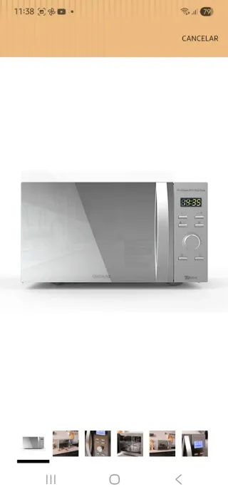 Microondas Grill Cecotec 28L