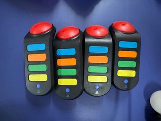 4 Mandos Buzz PS2 Sony