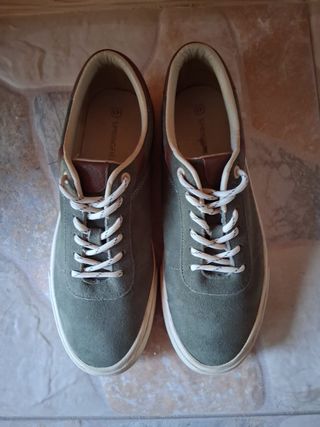 Zapatillas Springfield Talla 43 Verde/Marrón